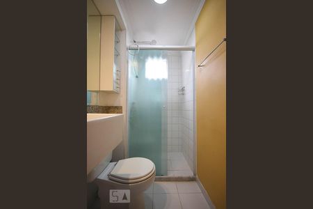 Detalhe do banheiro de apartamento para alugar com 2 quartos, 48m² em Jardim Pinheiros, São Paulo