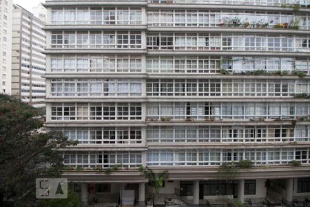 Vista da Sala de apartamento à venda com 3 quartos, 120m² em Higienópolis, São Paulo