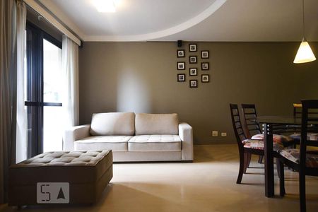 Sala de apartamento para alugar com 2 quartos, 66m² em Panamby, São Paulo