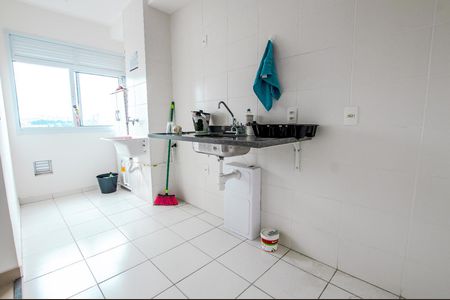 Cozinha e lavanderia de apartamento à venda com 1 quarto, 31m² em Jardim das Graças, São Paulo
