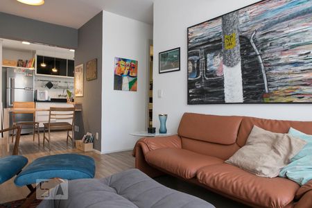 Sala de apartamento para alugar com 2 quartos, 68m² em Santa Cecília, São Paulo