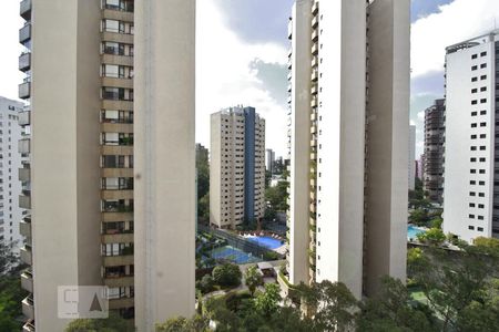 Vista da varanda de apartamento para alugar com 1 quarto, 48m² em Vila Andrade, São Paulo