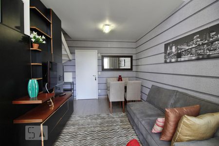 Sala de apartamento à venda com 1 quarto, 48m² em Vila Andrade, São Paulo