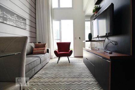 Sala de apartamento à venda com 1 quarto, 48m² em Vila Andrade, São Paulo