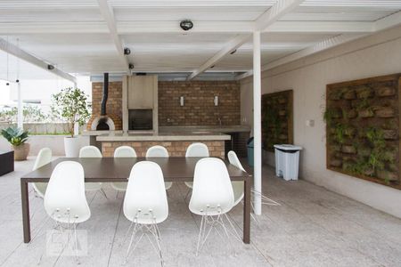 Studio para alugar com 36m², 1 quarto e 1 vagaChurrasqueira