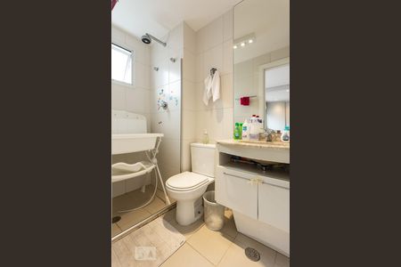 Banheiro da suíte 1 de apartamento à venda com 3 quartos, 130m² em Vila Olímpia, São Paulo