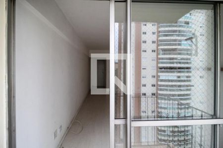Varanda da Sala de apartamento à venda com 2 quartos, 61m² em Vila Olímpia, São Paulo
