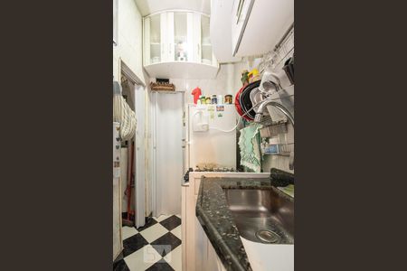 Cozinha de apartamento à venda com 1 quarto, 38m² em Botafogo, Rio de Janeiro