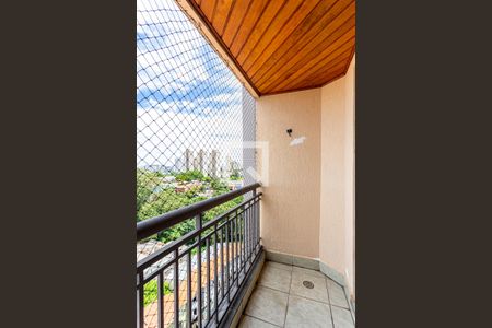 Varanda da Sala de apartamento para alugar com 3 quartos, 86m² em Vila Eldízia, Santo André