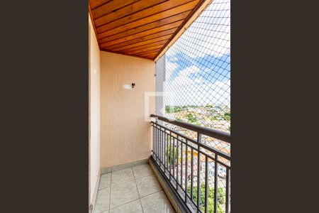 Varanda da Sala de apartamento para alugar com 3 quartos, 86m² em Vila Eldízia, Santo André