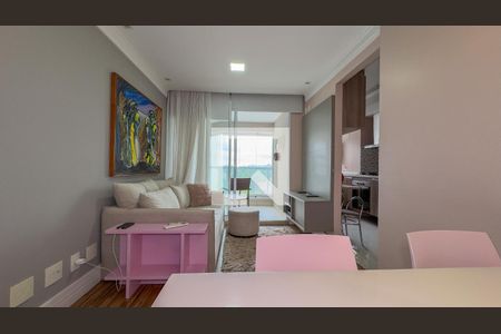 Sala de apartamento para alugar com 1 quarto, 49m² em Campo Belo, São Paulo