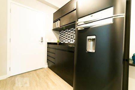 Cozinha de kitnet/studio para alugar com 1 quarto, 30m² em Vila Cordeiro, São Paulo