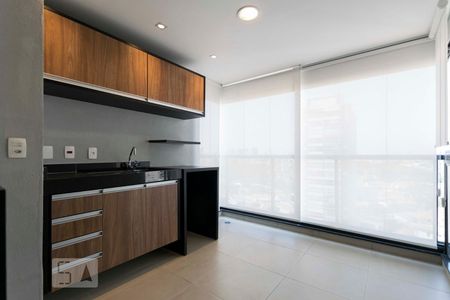 Studio para alugar com 35m², 1 quarto e 1 vagaVaranda Gourmet