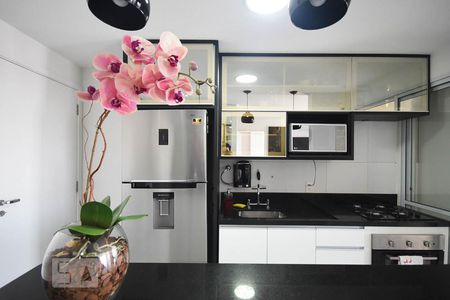 Cozinha de apartamento para alugar com 1 quarto, 49m² em Vila Andrade, São Paulo