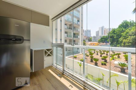 Varanda de kitnet/studio para alugar com 1 quarto, 32m² em Sumaré, São Paulo