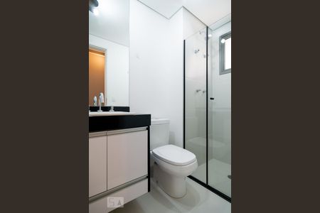 Banheiro Social de kitnet/studio à venda com 1 quarto, 30m² em Vila Cordeiro, São Paulo