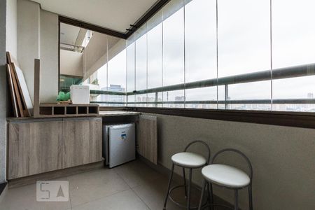 Sacada de apartamento para alugar com 1 quarto, 40m² em Brooklin Paulista, São Paulo