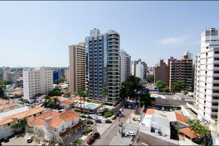 Vista da sacada de apartamento à venda com 1 quarto, 57m² em Cambuí, Campinas