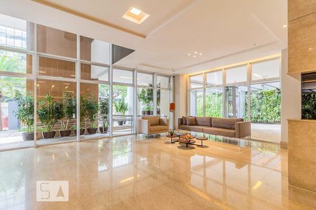 Apartamento para alugar com 76m², 1 quarto e 2 vagasHall