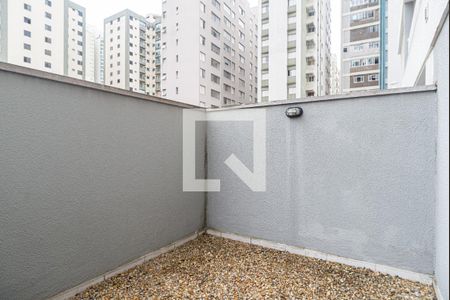 Varanda do Quarto de apartamento para alugar com 1 quarto, 33m² em Bela Vista, São Paulo