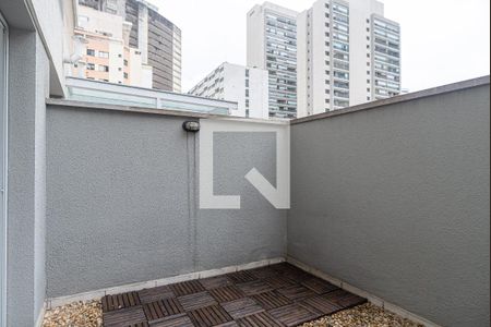 Varanda do Quarto de apartamento para alugar com 1 quarto, 33m² em Bela Vista, São Paulo