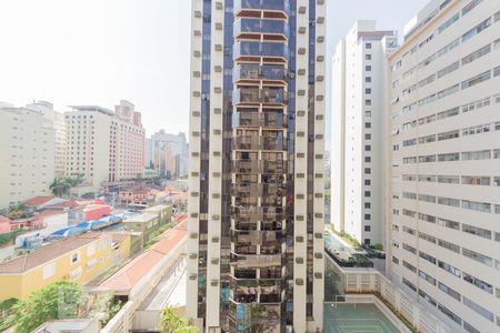 Sala (Vista) de apartamento para alugar com 2 quartos, 110m² em Jardim Paulista, São Paulo