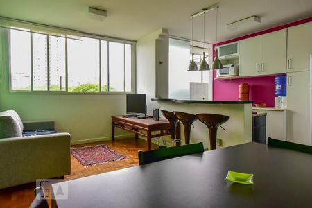 Sala de apartamento para alugar com 2 quartos, 68m² em Brooklin Paulista, São Paulo