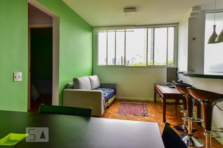 Sala de apartamento para alugar com 2 quartos, 68m² em Brooklin Paulista, São Paulo