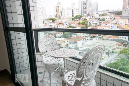 Varanda da sala de apartamento para alugar com 3 quartos, 117m² em Bosque da Saúde, São Paulo