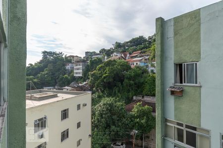 Vista da sala de apartamento para alugar com 1 quarto, 30m² em Glória, Rio de Janeiro