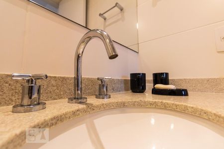 Banheiro - Suíte  de apartamento à venda com 1 quarto, 46m² em Santo Amaro, São Paulo