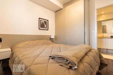 Suíte  de apartamento à venda com 1 quarto, 46m² em Santo Amaro, São Paulo