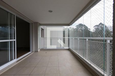 Varanda da Sala de apartamento para alugar com 3 quartos, 109m² em Vila Andrade, São Paulo