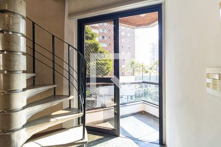Varanda da Sala de apartamento à venda com 1 quarto, 60m² em Aclimação, São Paulo