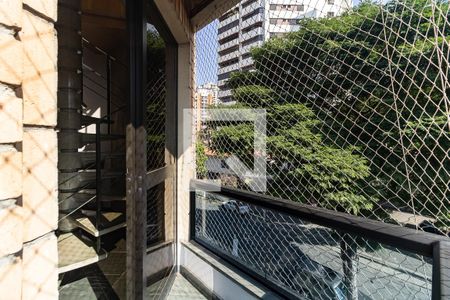 Varanda da Sala de apartamento à venda com 1 quarto, 60m² em Aclimação, São Paulo