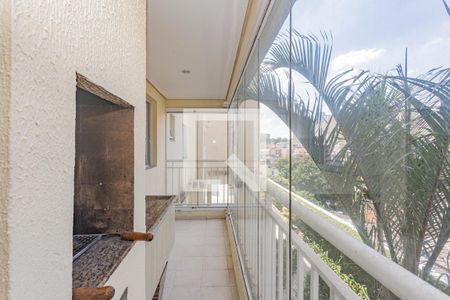 Varanda da Sala de apartamento para alugar com 2 quartos, 62m² em Vila das Mercês, São Paulo