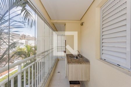 Varanda da Sala de apartamento para alugar com 2 quartos, 62m² em Vila das Mercês, São Paulo