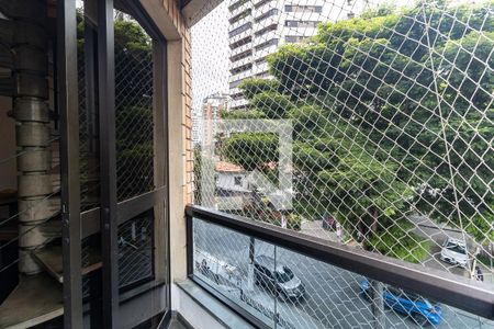 Varanda da Sala de apartamento à venda com 1 quarto, 60m² em Aclimação, São Paulo
