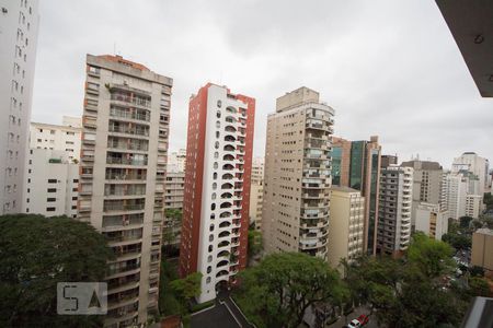 Vista varanda de apartamento à venda com 2 quartos, 63m² em Jardim Paulista, São Paulo