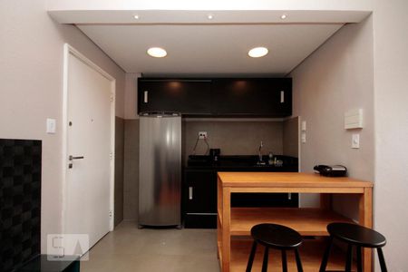 Cozinha de kitnet/studio à venda com 1 quarto, 30m² em Consolação, São Paulo