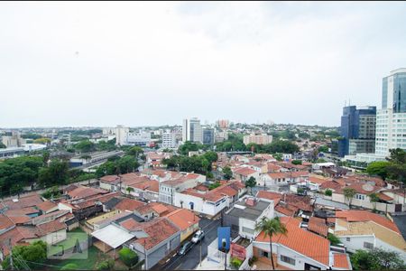 Vista da janela de apartamento à venda com 1 quarto, 70m² em Cambuí, Campinas