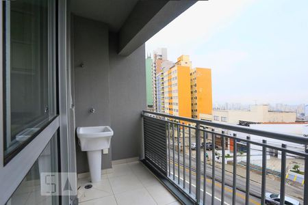 Studio à venda com 37m², 1 quarto e 1 vagaVaranda