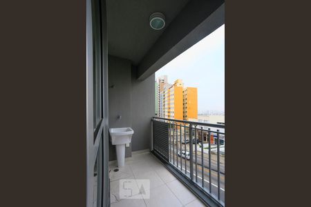 Studio à venda com 37m², 1 quarto e 1 vagaVaranda