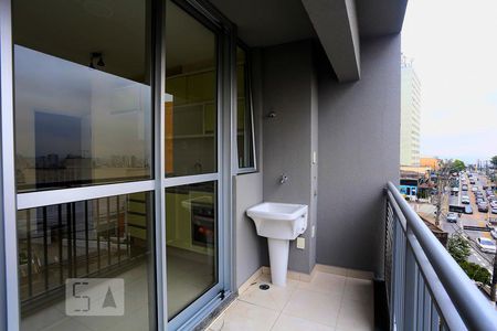 Studio à venda com 37m², 1 quarto e 1 vagaVaranda