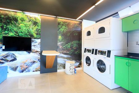 Studio à venda com 37m², 1 quarto e 1 vagaLavanderia