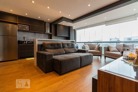 Sala de apartamento para alugar com 2 quartos, 75m² em Santo Amaro, São Paulo