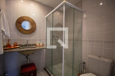 Banheiro Social 1 de apartamento para alugar com 3 quartos, 160m² em Barra da Tijuca, Rio de Janeiro