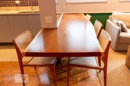 Sala de jantar de apartamento para alugar com 1 quarto, 76m² em Consolação, São Paulo