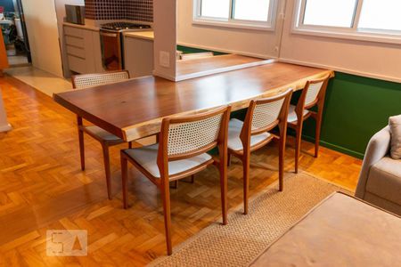 Sala de jantar de apartamento para alugar com 1 quarto, 76m² em Consolação, São Paulo