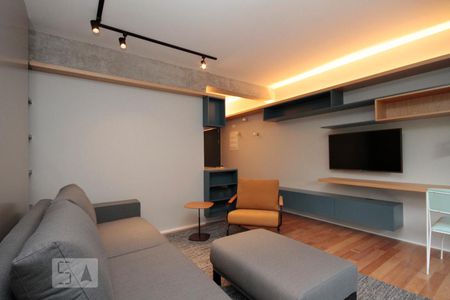 Sala de apartamento à venda com 1 quarto, 49m² em República, São Paulo